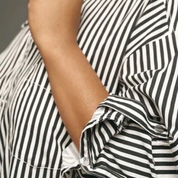 NWT Anthropologie The Bennet Buttondown Shirt by Maeve - size S Adaptive - Picture 2 of 8